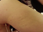 Flossing My Pussy With My Fleece Blanket With A Piss And Tampon Removal 11/16