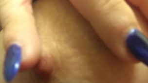 Playing with my titties