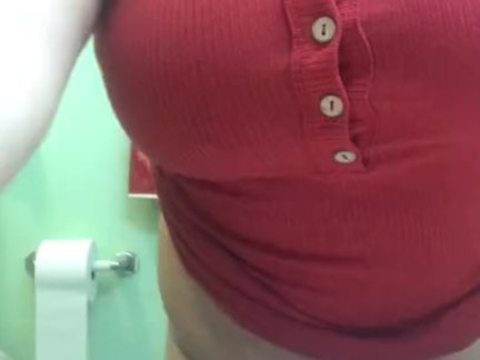 Latina Titi dancing in Grandmas bathroom