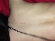 Slutty teen put on a leash and ruined 7/16