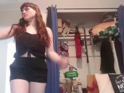 Princess Puppy Kat pisses on Bedroom floor, too lazy. 3/16