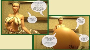 Never trust a hungry Genie (vore comics)