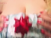 Unwrap Carlycurvy’s boobs for the Holidays!  2/16