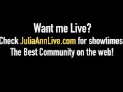 Milf Julia Ann Gets Pussy Fucked On Webcam! 1/16
