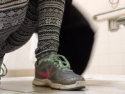 Standing Piss And Shower At The Gym 2/16