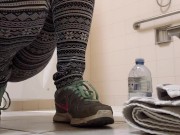 Standing Piss And Shower At The Gym 3/16