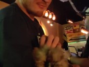 Ginger slowly stroking beautiful  1/16