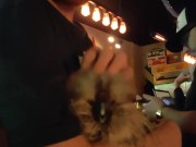 Ginger slowly stroking beautiful  12/16