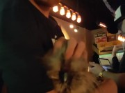 Ginger slowly stroking beautiful  9/16