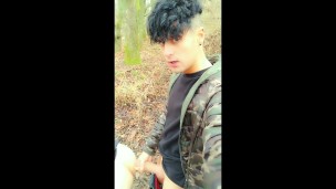 Cumshot in friend´s tight ass after he provoked me with naked butt