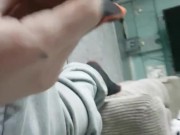 Quick wank on settie