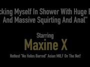 Squirting Asian Maxine X Fucks In Shower With Big Black Cock 1/16