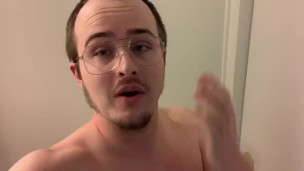 Moaning Male Cumslut Continuous Self Facial Orgasms! 