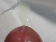 大量射精特寫