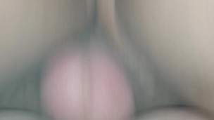 quickie with cumshot inside hairy pussy
