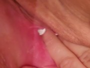 At my parents house fingering my merry Christmas pussy