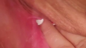 At my parents house fingering my merry Christmas pussy