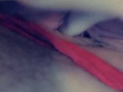 Playing with a tight pussy