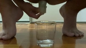 Drinking prostate milking
