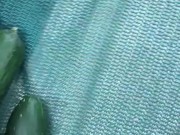 Muslim Girl Likes Vegetable Dildos