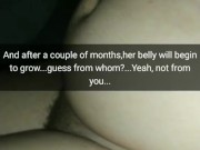 Your wife is cheating while you are at work. Getting pregnant from a lover