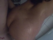 Anal et cumshot du matin dans la douche 14/16