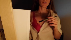 Horny painter gives you a handjob ASMR roleplay CUSTOM VIDEO