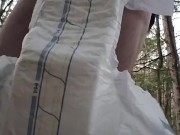 Outdoor diaper change 8/16