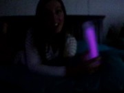 Toy Testing - Glow in the Dark Dildo - Screenshot 5 of 16 - Mom