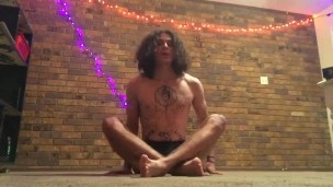 Gabriel Darkangel Nude Yoga quick afternoon session