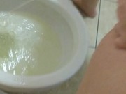 Peeing after being fucked