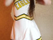 Modeling my dance leotard & cheerleading outfit for you ;) 11/16