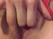 cum pours out of my pussy