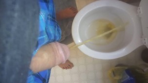 Guy Peeing 