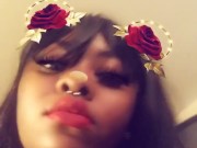 Ebony Showing Fat Ass