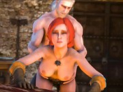 Triss ze zaklínače dostává mrdačku 10/16