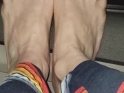 Feet in the window