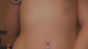 Blonde Teen Plays With Herself 
