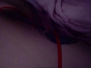 First Time With Fuck-Machine New Year's Anal Creampie Christmas Squirt