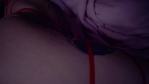 First Time With Fuck-Machine New Year's Anal Creampie Christmas Squirt