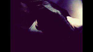 I show off by webcam with latex mask
