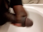 Jacking off at work 