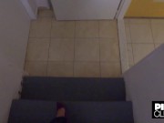 Malena's fuck with Teo's big black cock in POV on Frameleaks 2/16