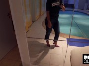 Malena's fuck with Teo's big black cock in POV on Frameleaks 3/16