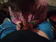Dick sucking, titty fucking, good time. 