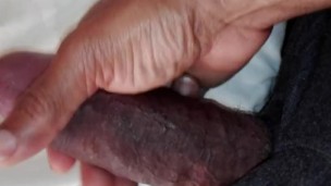Big black cock teen jerking off and moaning while dirty talk just for you
