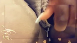 Watchin daddy stroke his dick 