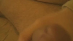 Huge cumshot with handjob after a fuck