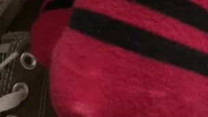 Teen feet close up 