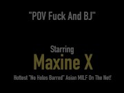 Cock Sucking Cambodian Cougar MaxineX Milks A Hard Dick! 1/16